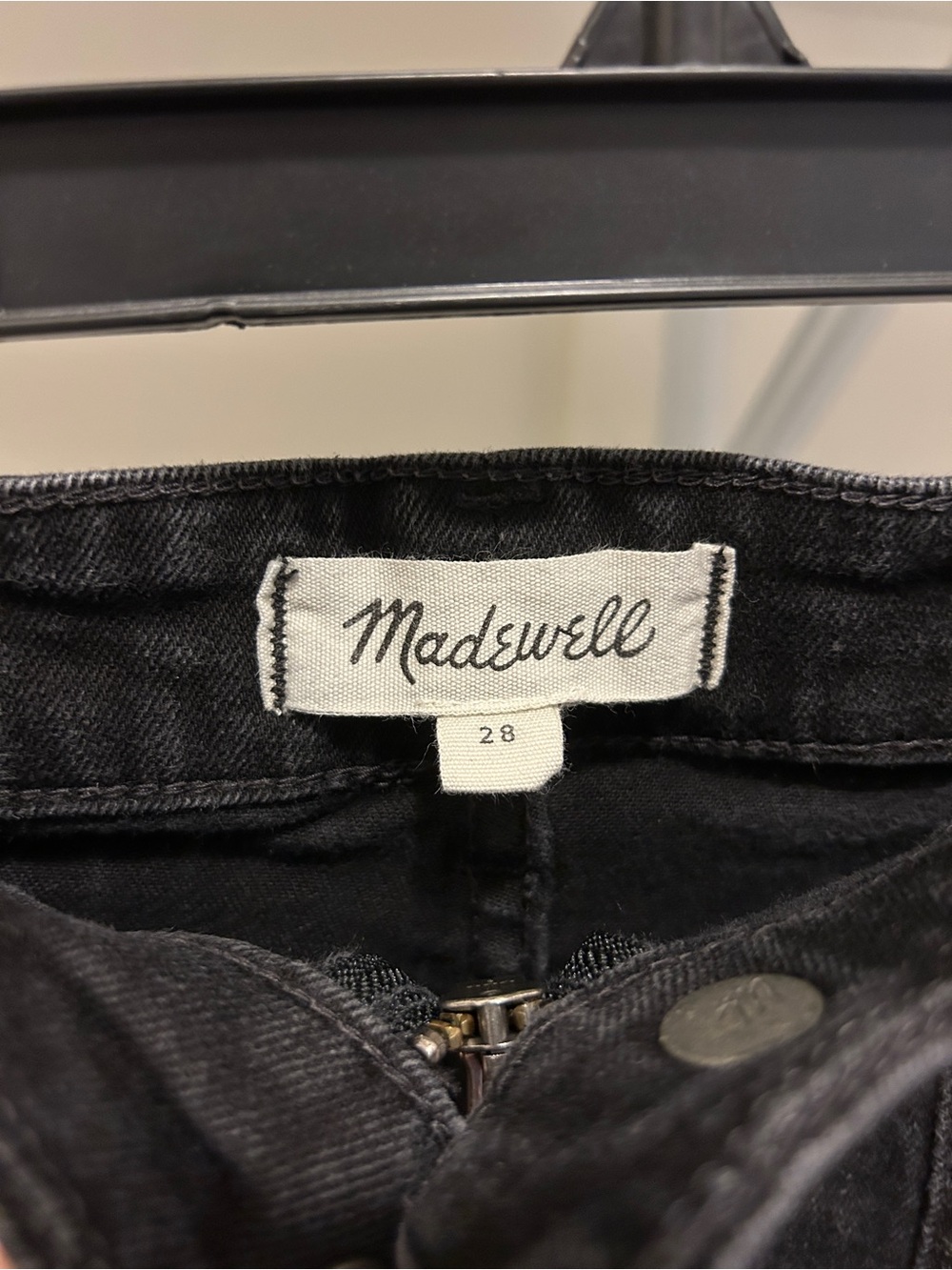 Madewell Black Mini Skirt